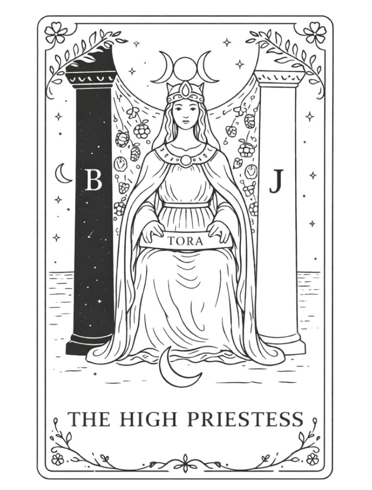 The High Priestess tarot card